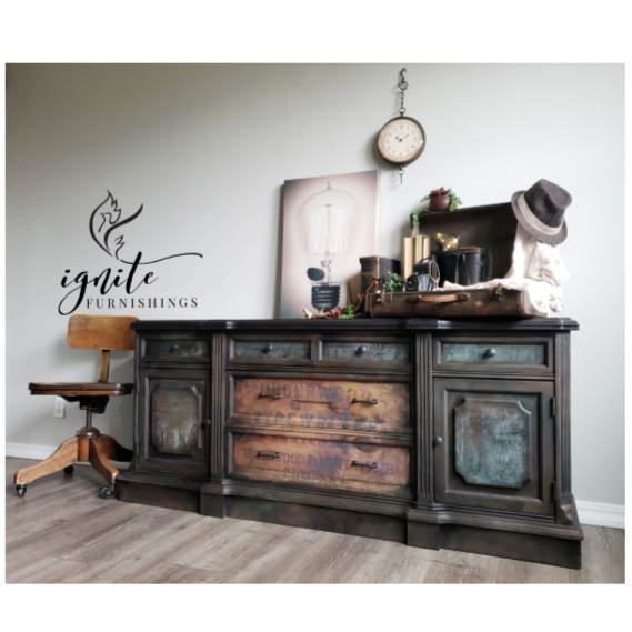 Roycycled Treasures Underwood Crate Decoupage Paper - 20" x 30"