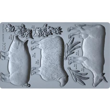 IOD VILLAGE MARKET Decor Mould by Iron Orchid Designs