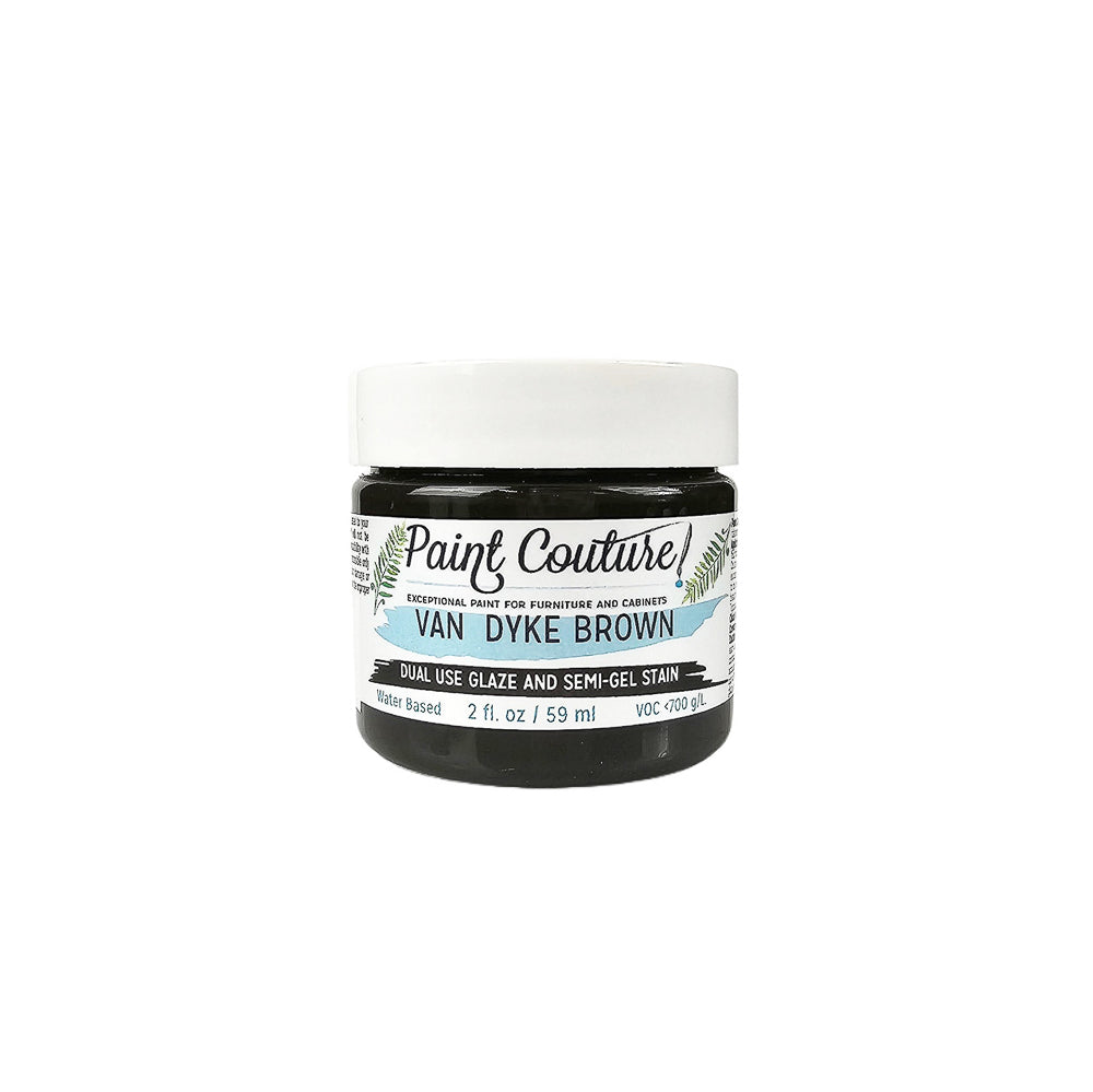 Van Dyke Brown Antiquing Glaze - Paint Couture