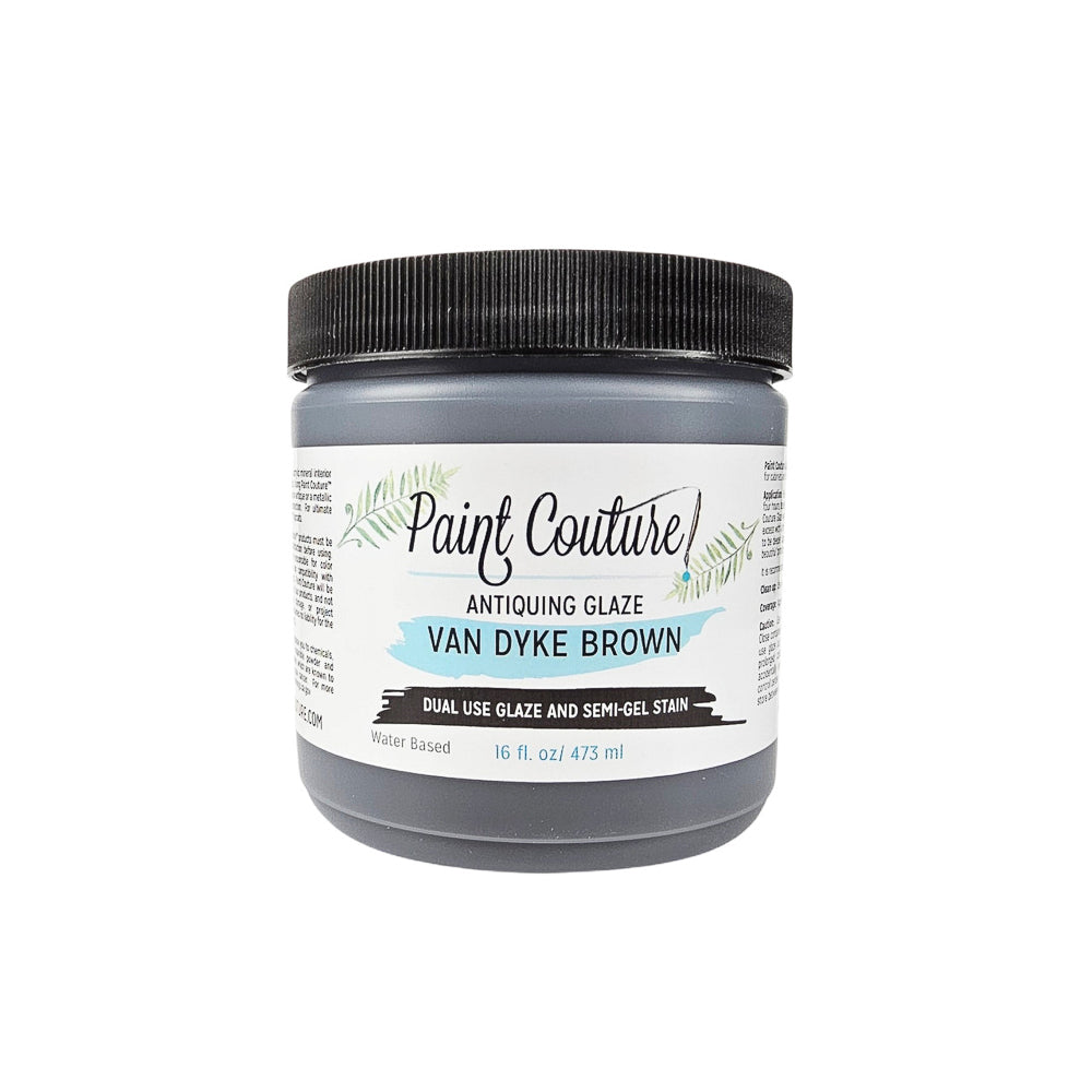 Van Dyke Brown Antiquing Glaze - Paint Couture