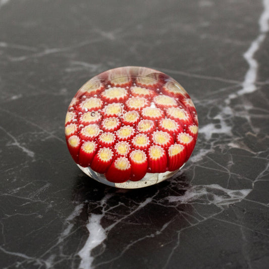 Vintage Hand Blown Art Glass Paperweight