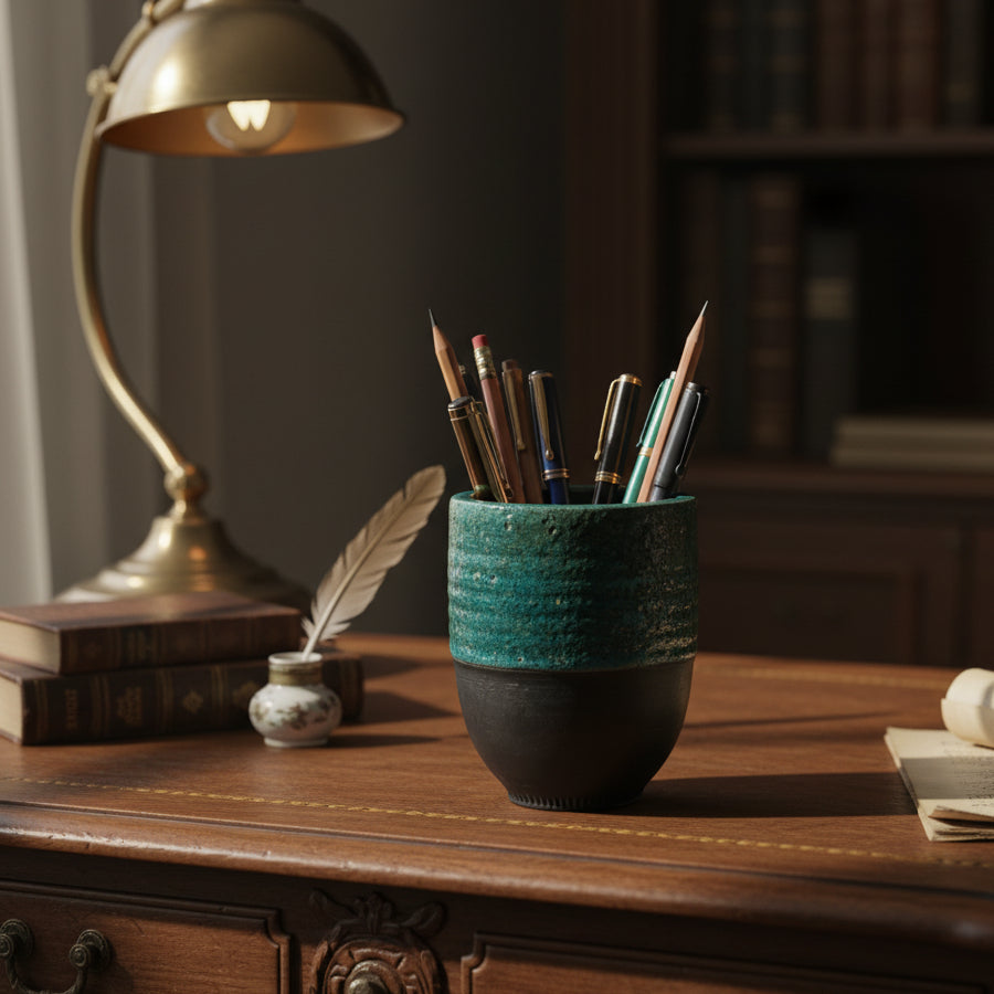 Vintage Neal Art Pottery Vase | Handmade Clay Studio Pottery c1996