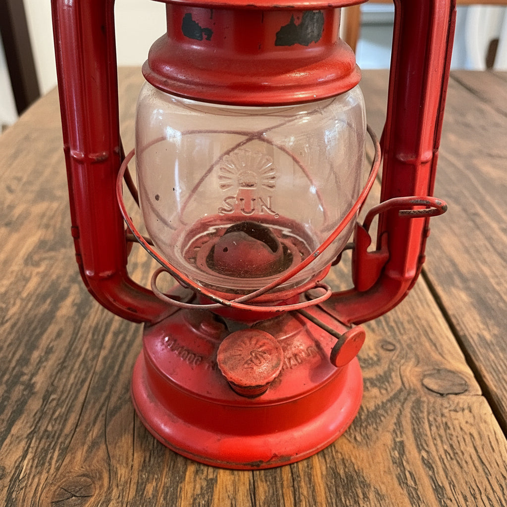 1960s Sun Red 4000 Kerosene Lantern
