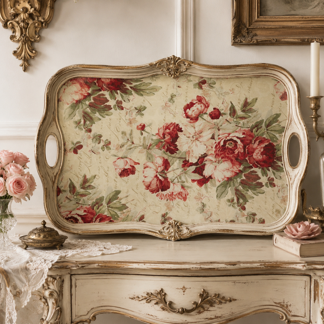 Roycycled Treasures Vintage Wallpaper Decoupage Paper - 20" x 30"