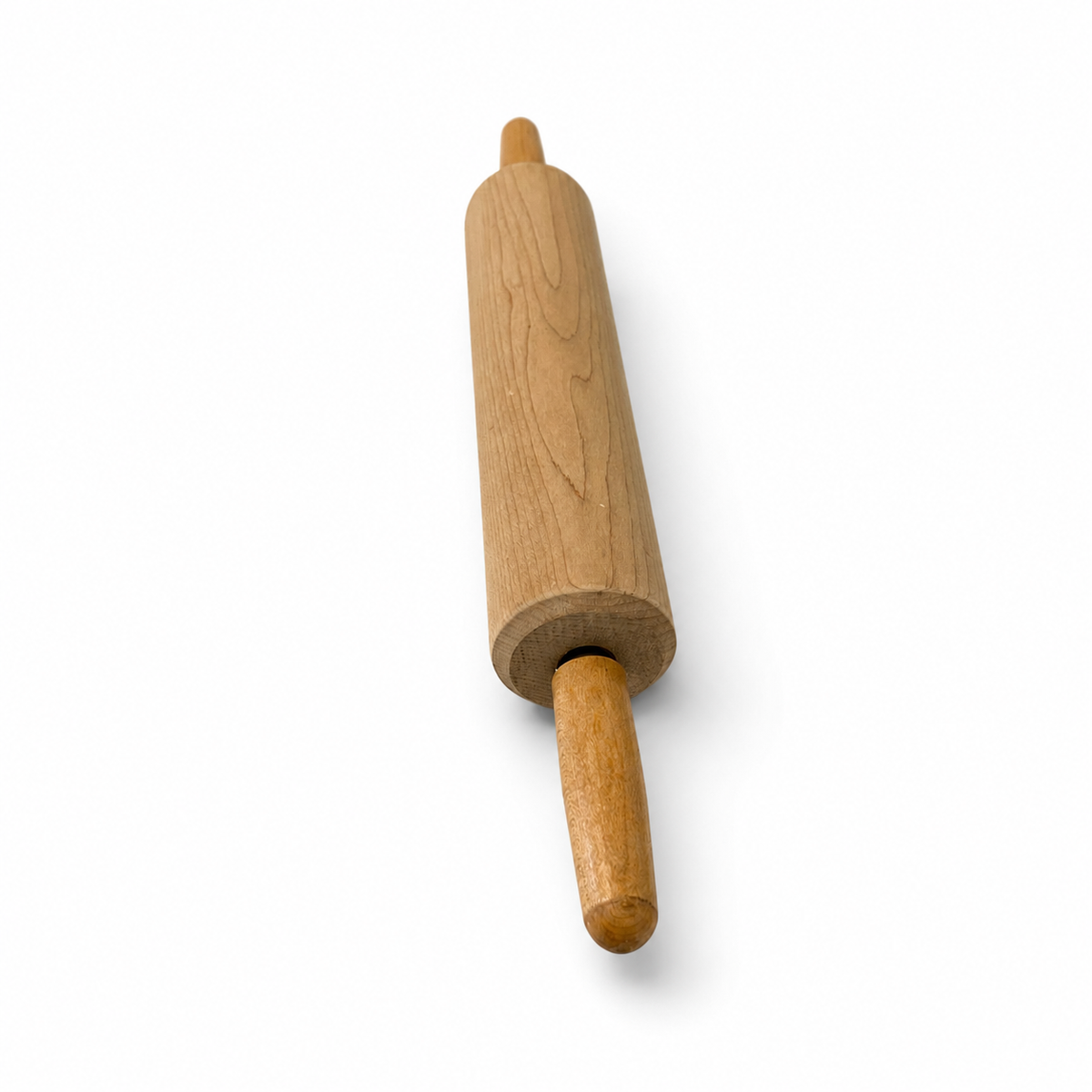 Vintage Solid Wood Rolling Pin 16.5" - Farmhouse Kitchenware