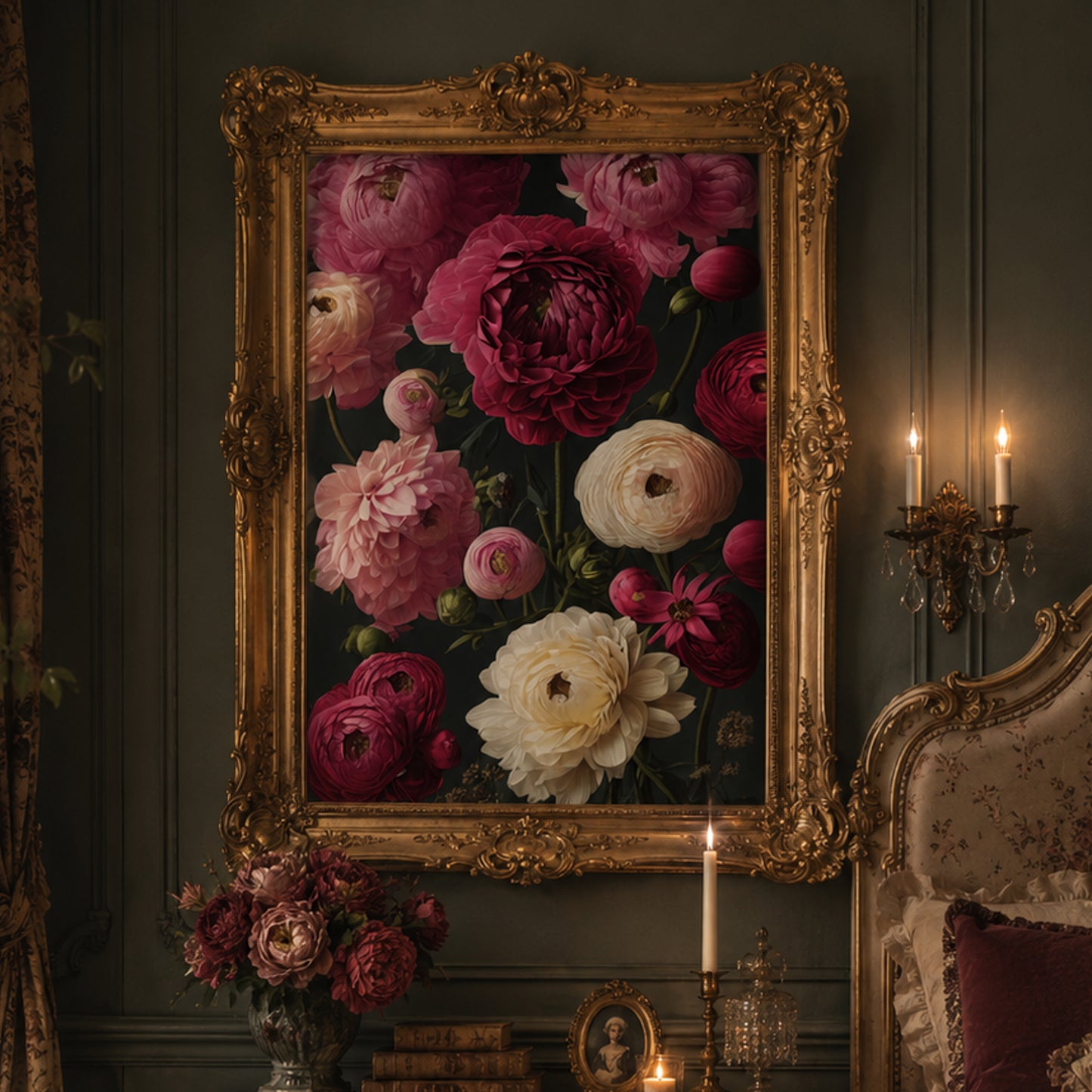 Whimsykel Designs Wall Bouquet of Flowers Decoupage Paper - 29"x21"