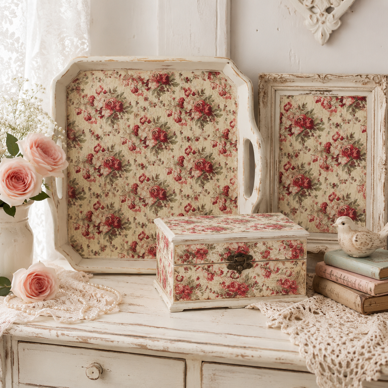 Roycycled Treasures Wallpaper Decoupage Tissue Paper - 20" x 30"
