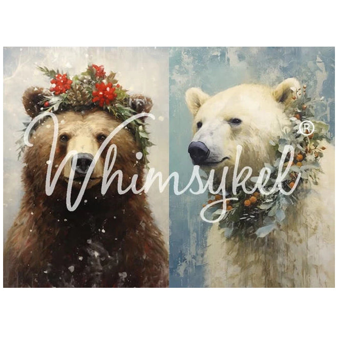 Whimsykel Designs Northern Keepers Decoupage Paper – 29 x 21 Inch