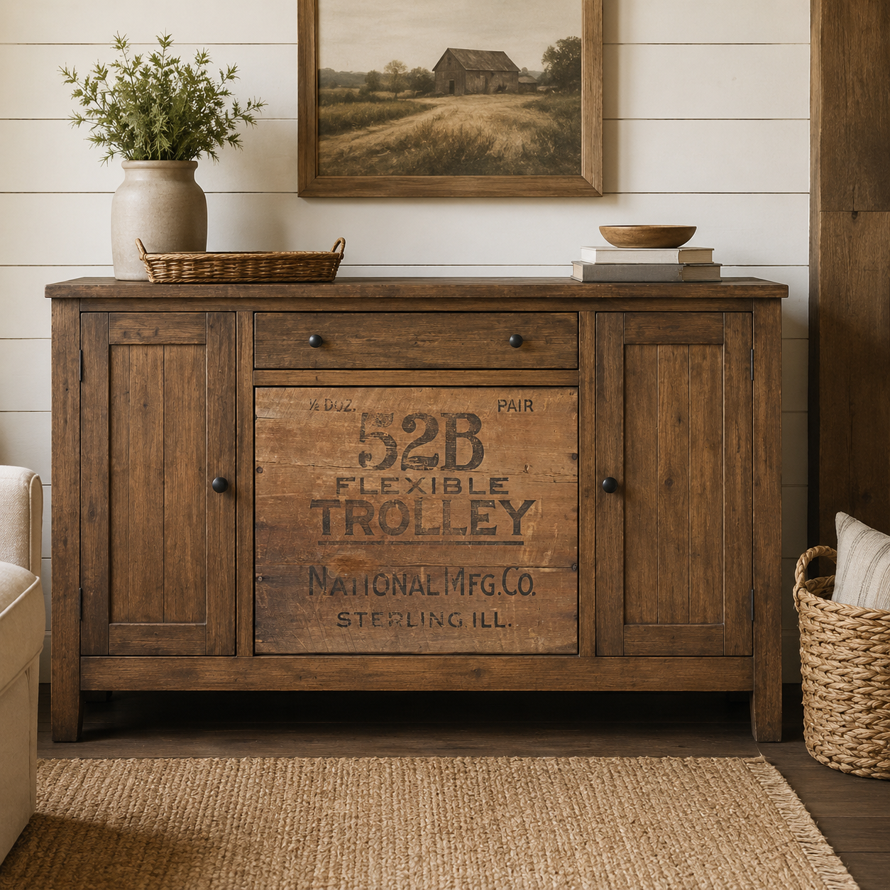 Roycycled Treasures Wood Crate Trolley Decoupage Paper - 20" x 30"