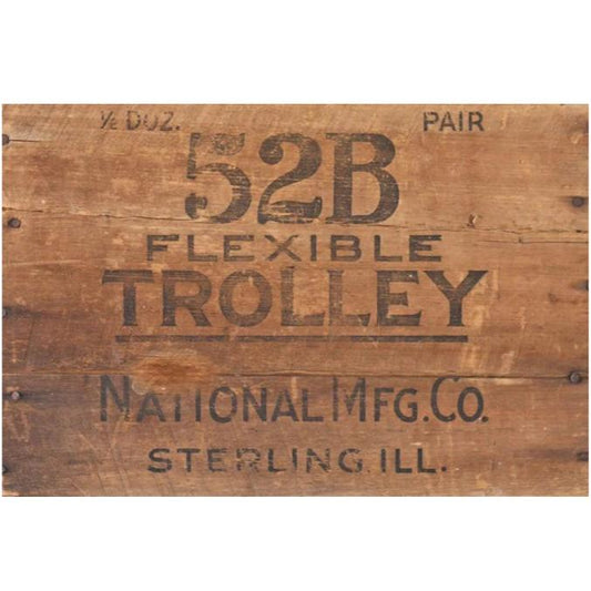 Wood Crate "Trolley" Decoupage Paper - Roycycled Treasures