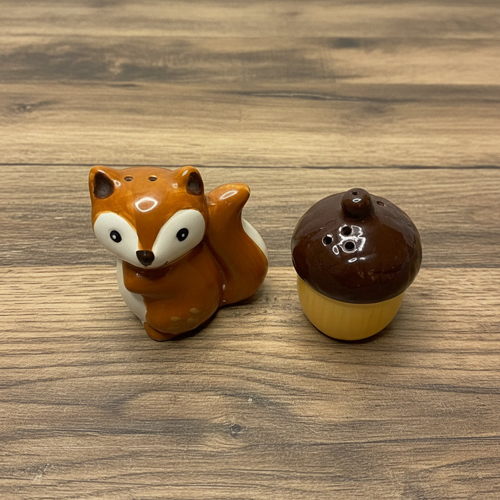 Woodland Friends Salt & Pepper Shaker Set - Boston Warehouse