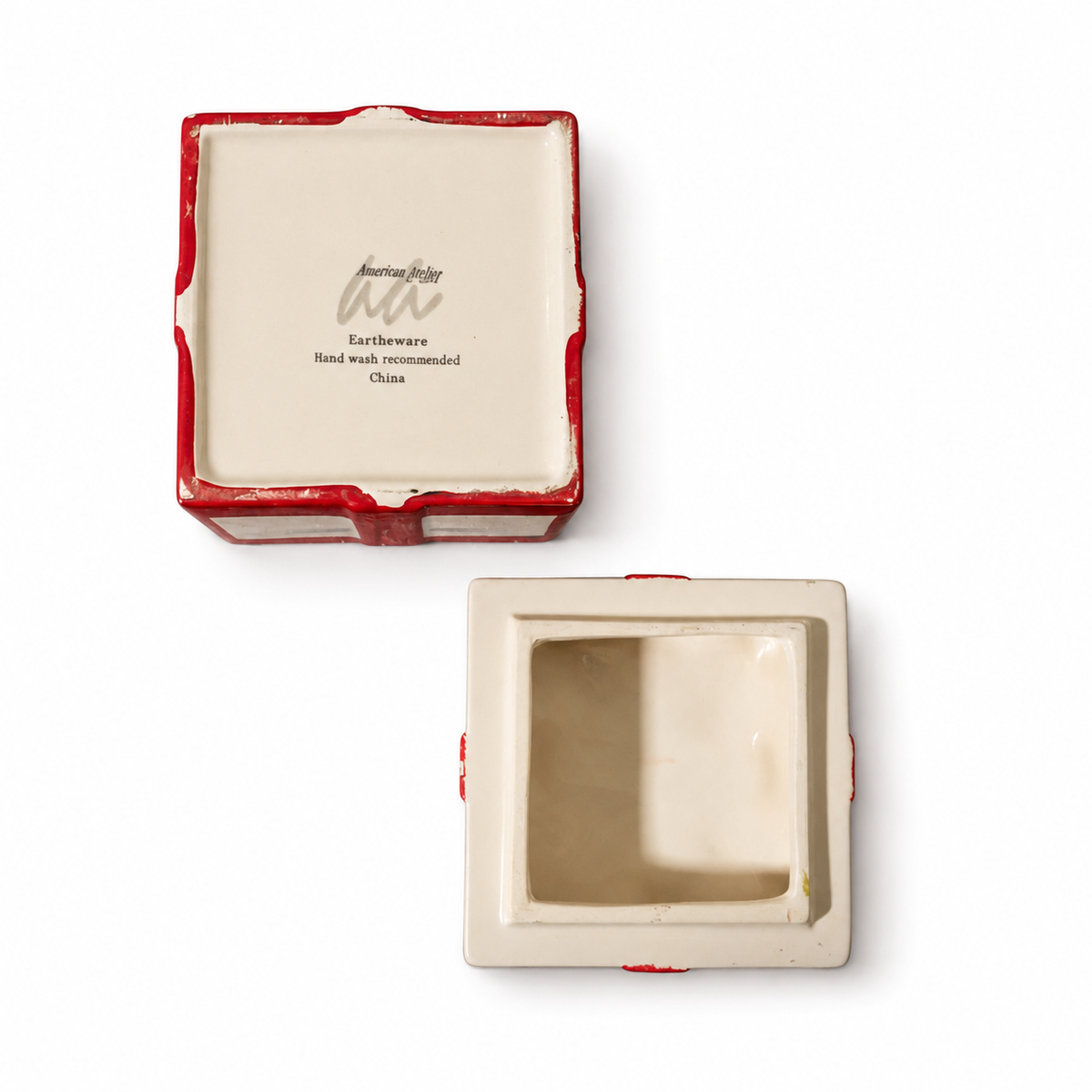 American Atelier At Home "Hope" Earthenware Gift Box - Christmas Decor
