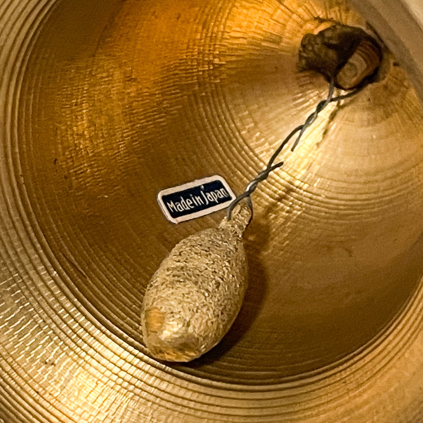 Vintage Brass Bell with Clapper - Classic Design Crafted in Japan