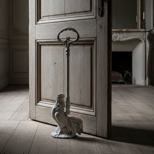 Cast Iron Rooster Door Stop