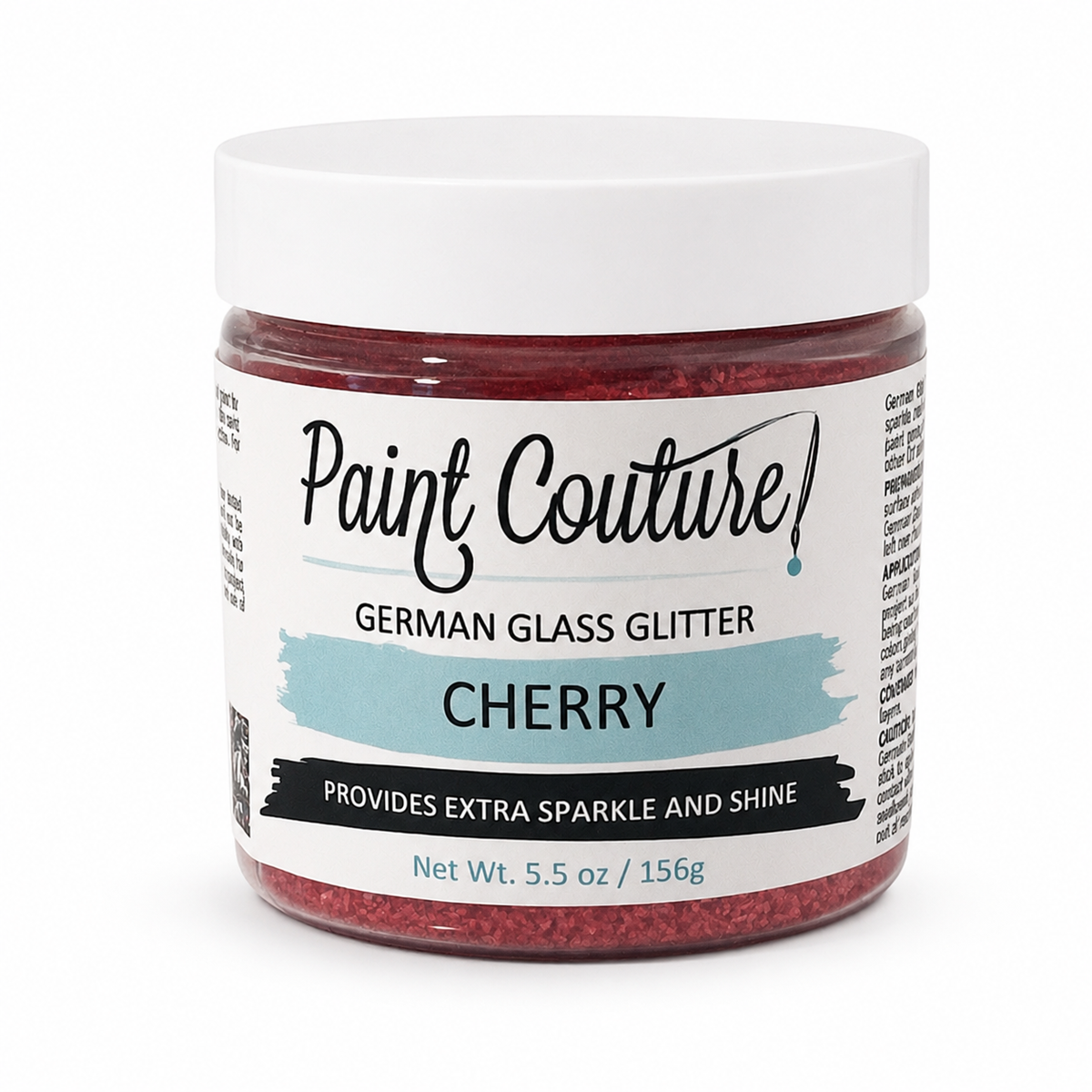 Paint Couture German Glass Glitter Cherry - Imported & Authentic