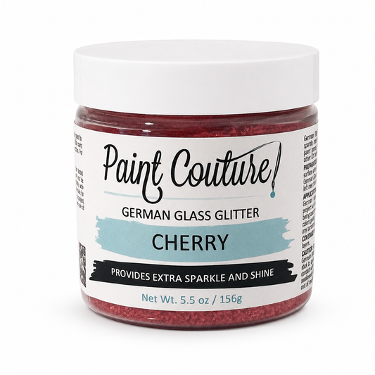 Paint Couture German Glass Glitter Cherry - Imported & Authentic