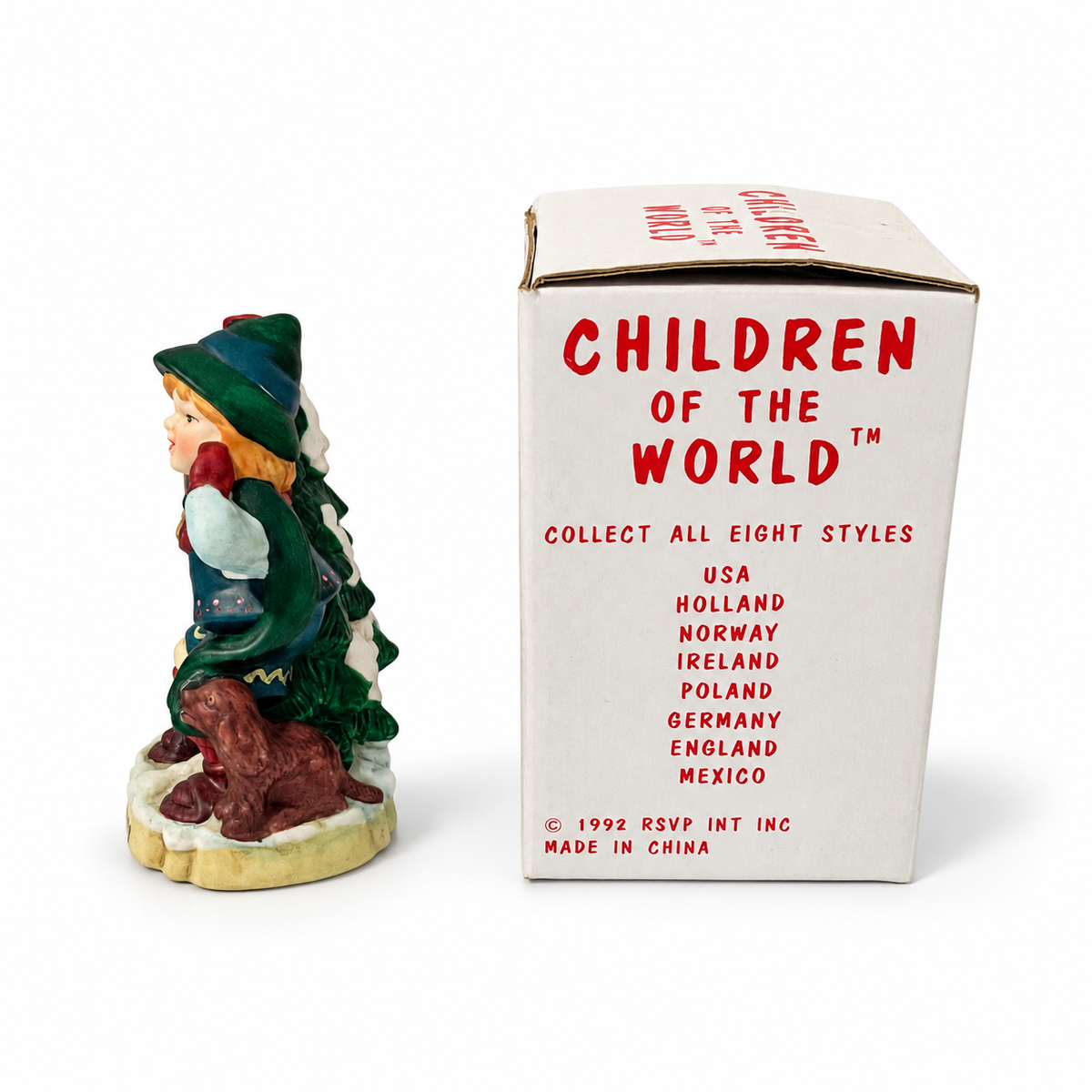 Vintage RSVP Children of the World #2006 Germany Porcelain Figurine