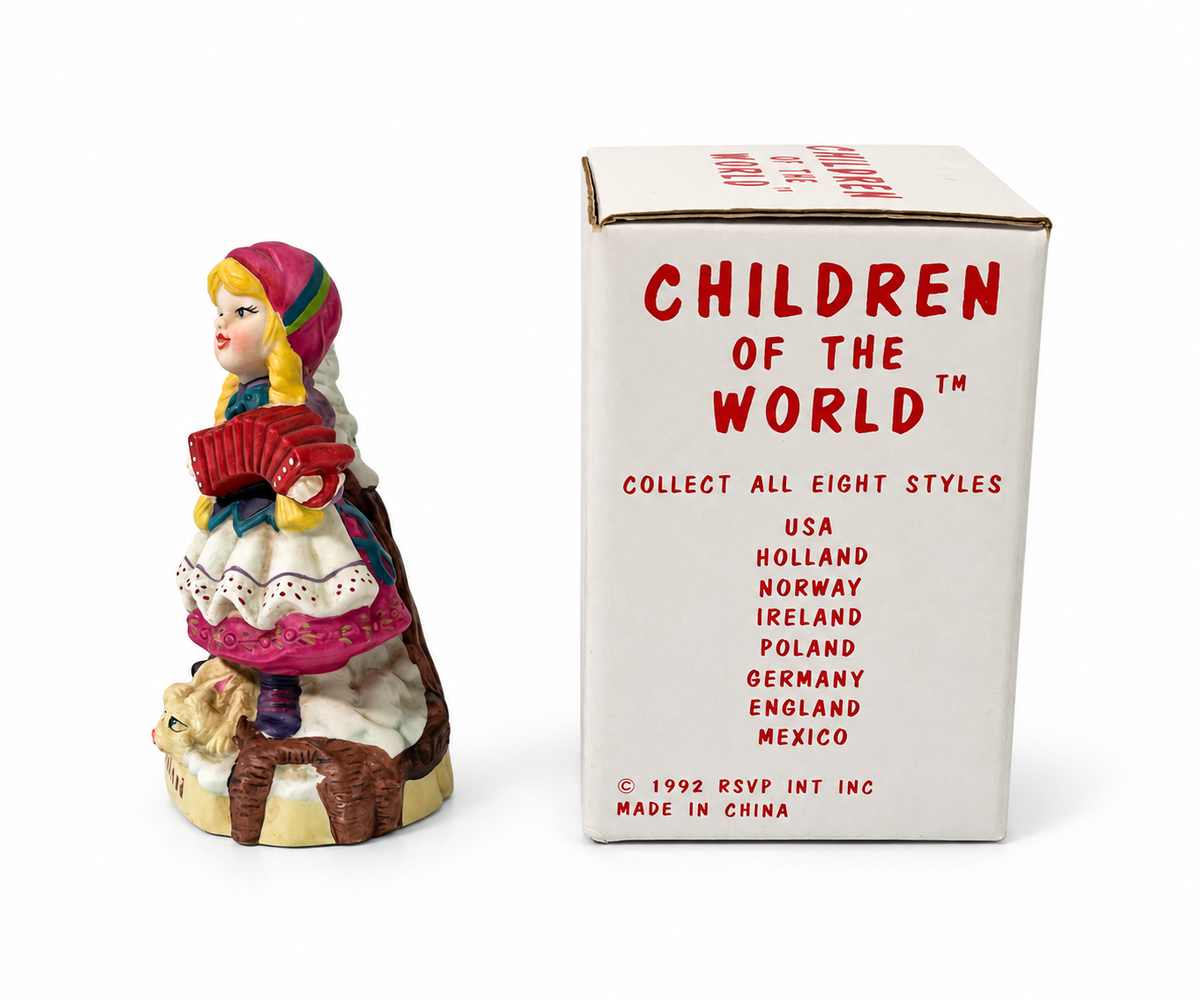 Vintage RSVP Children of the World #2005 Poland Porcelain Figurine