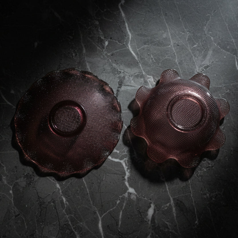 1960s Colony Glass Dessert Bowl with Underplate