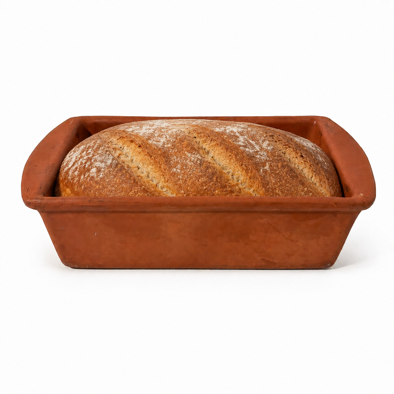 Vintage Copco AU7 401 Stoneware Bread Loaf Pan 1970s - 1980s USA