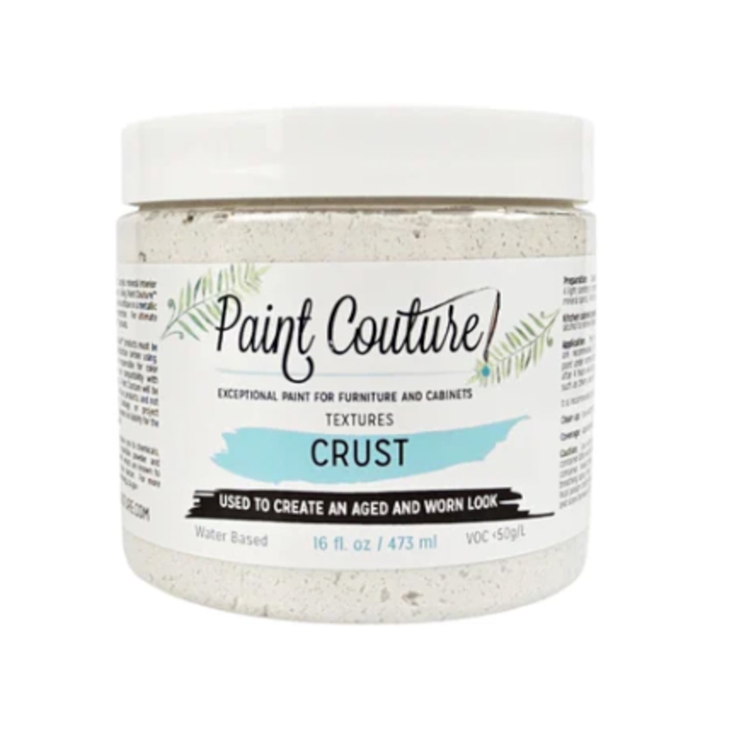 Paint Couture Crust Texture Medium - Aged Plaster Finish for Furniture