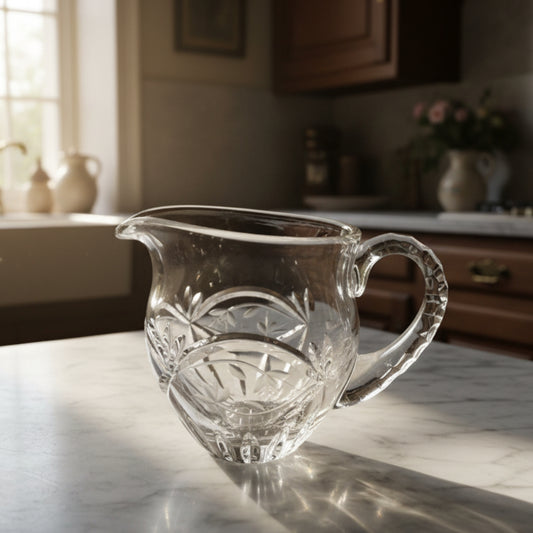 1990s Gorham Crystal Victorias Garden Creamer