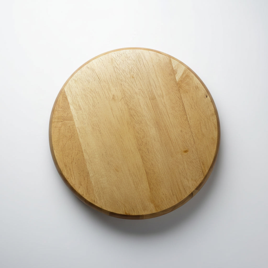 Vintage Decorative Wood Bowl 8.75 Inch - Rustic Farmhouse Serving