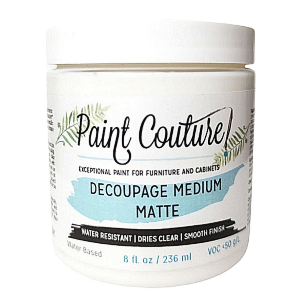 Paint Couture Decoupage Medium Matte - Glue, Sealer & Transfer Medium