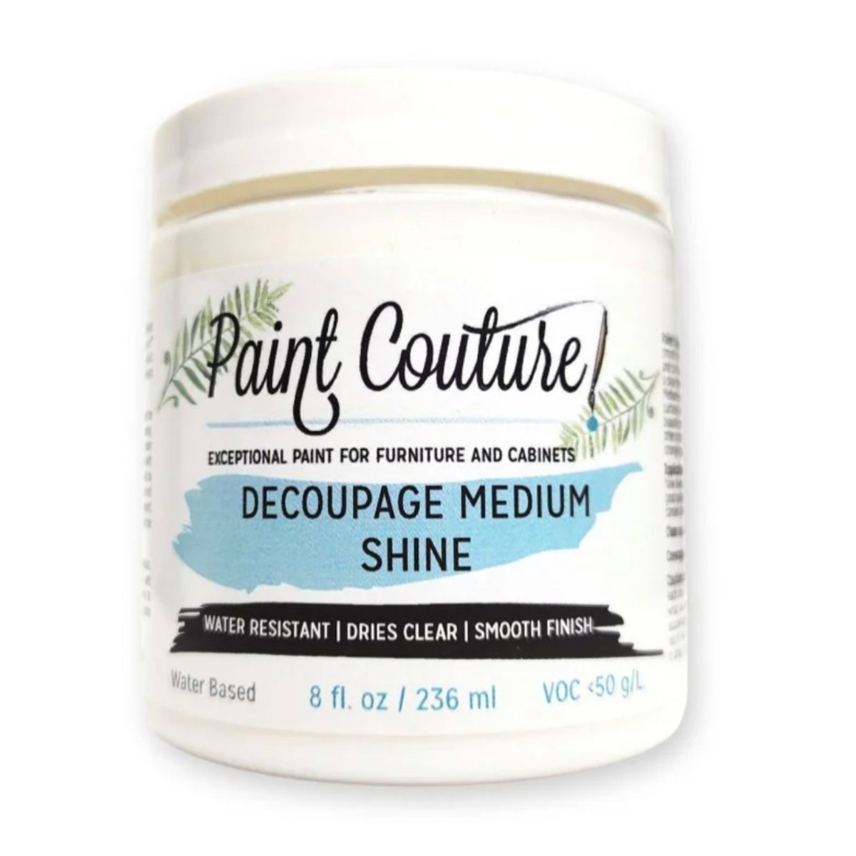 Paint Couture Decoupage Medium Shine - Glue, Sealer & Transfer Medium