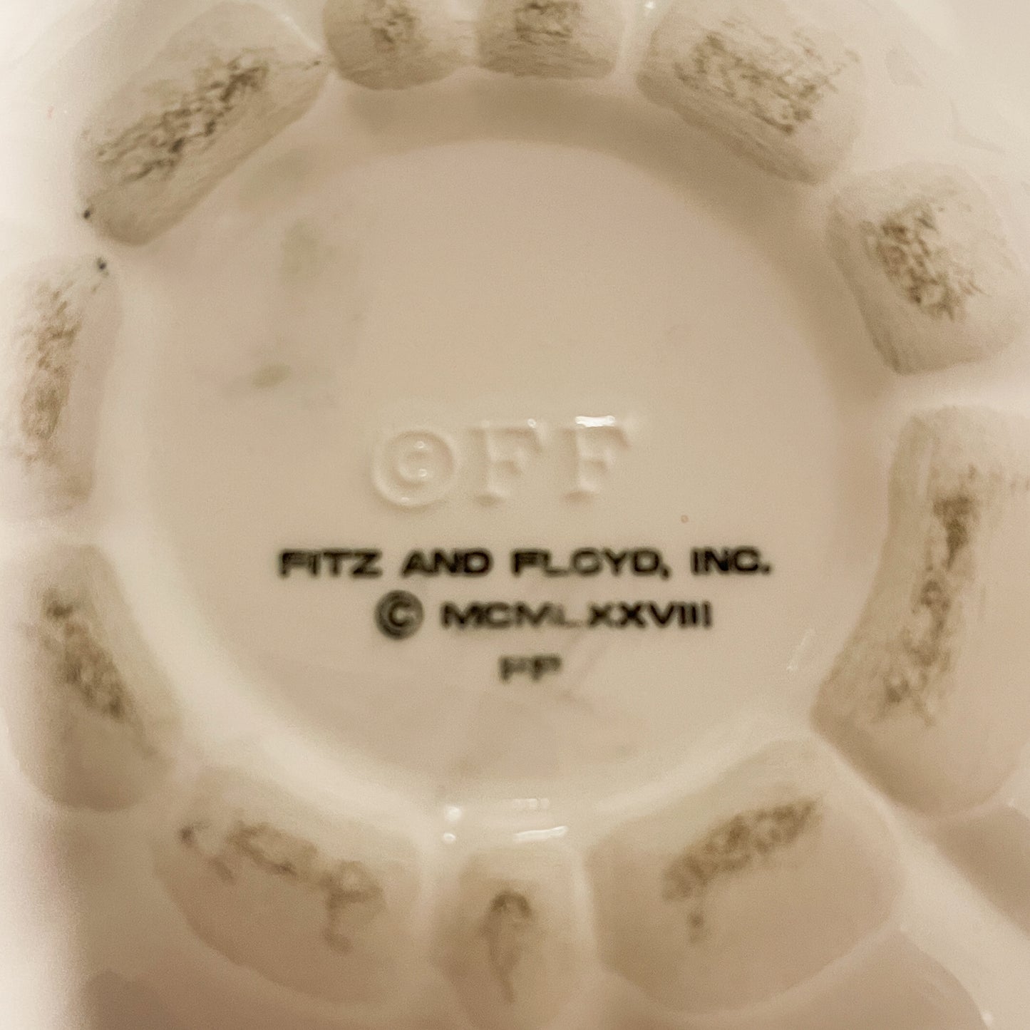 Vintage Fitz and Floyd White Ceramic Lidded Pumpkin Dish - 1978 USA