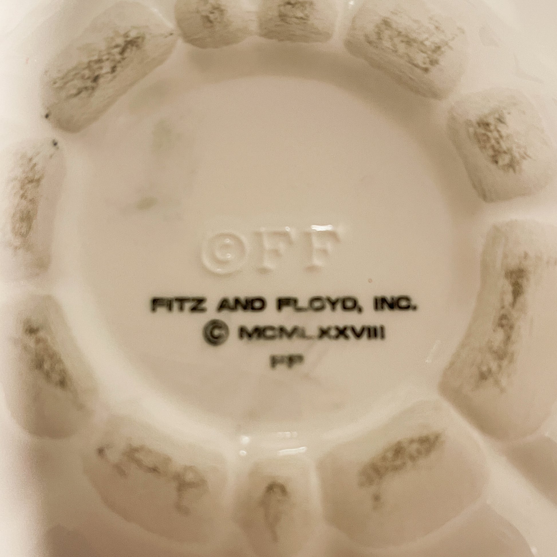 Vintage Fitz and Floyd White Ceramic Lidded Pumpkin Dish - 1978 USA