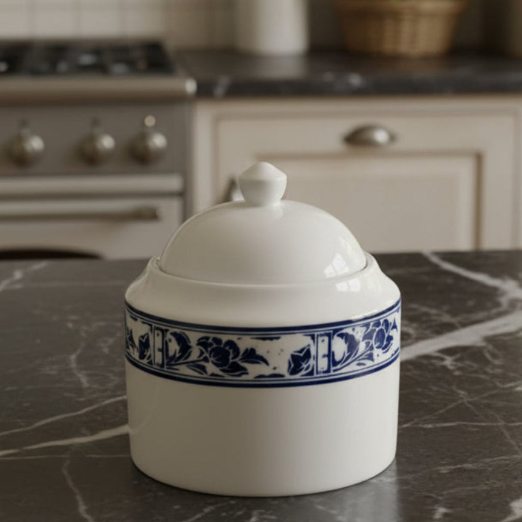 Flower Pinion Sugar Bowl by Kakusho-Kakusho-Sugar Bowl-Stockton Farm
