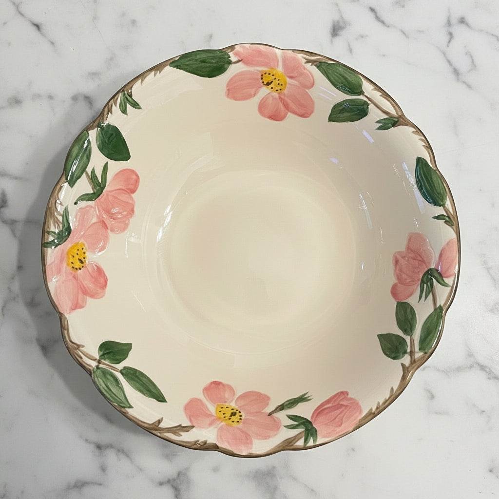 Vintage Franciscan Desert Rose Serving Bowl