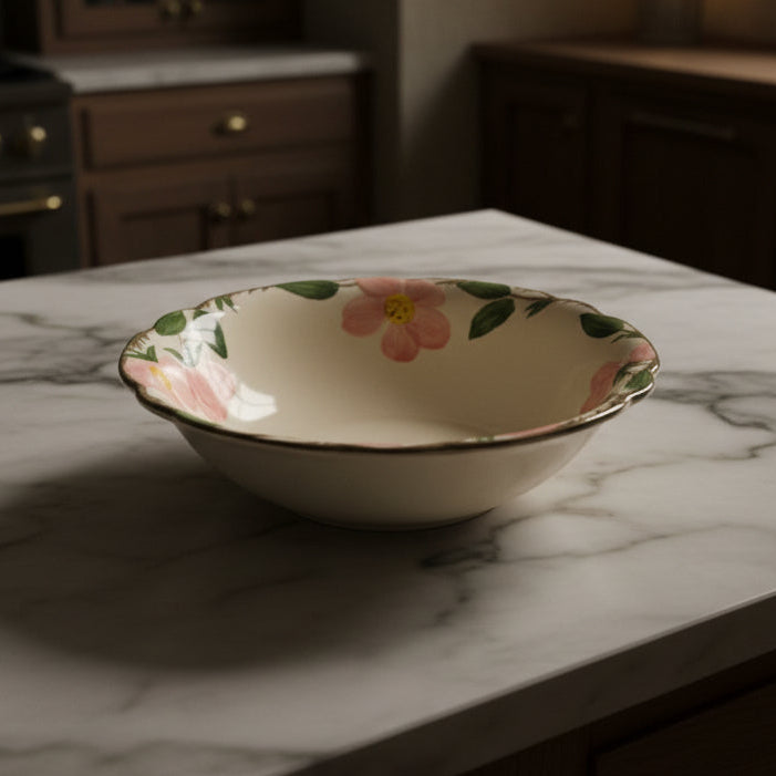 Vintage Franciscan Desert Rose Serving Bowl
