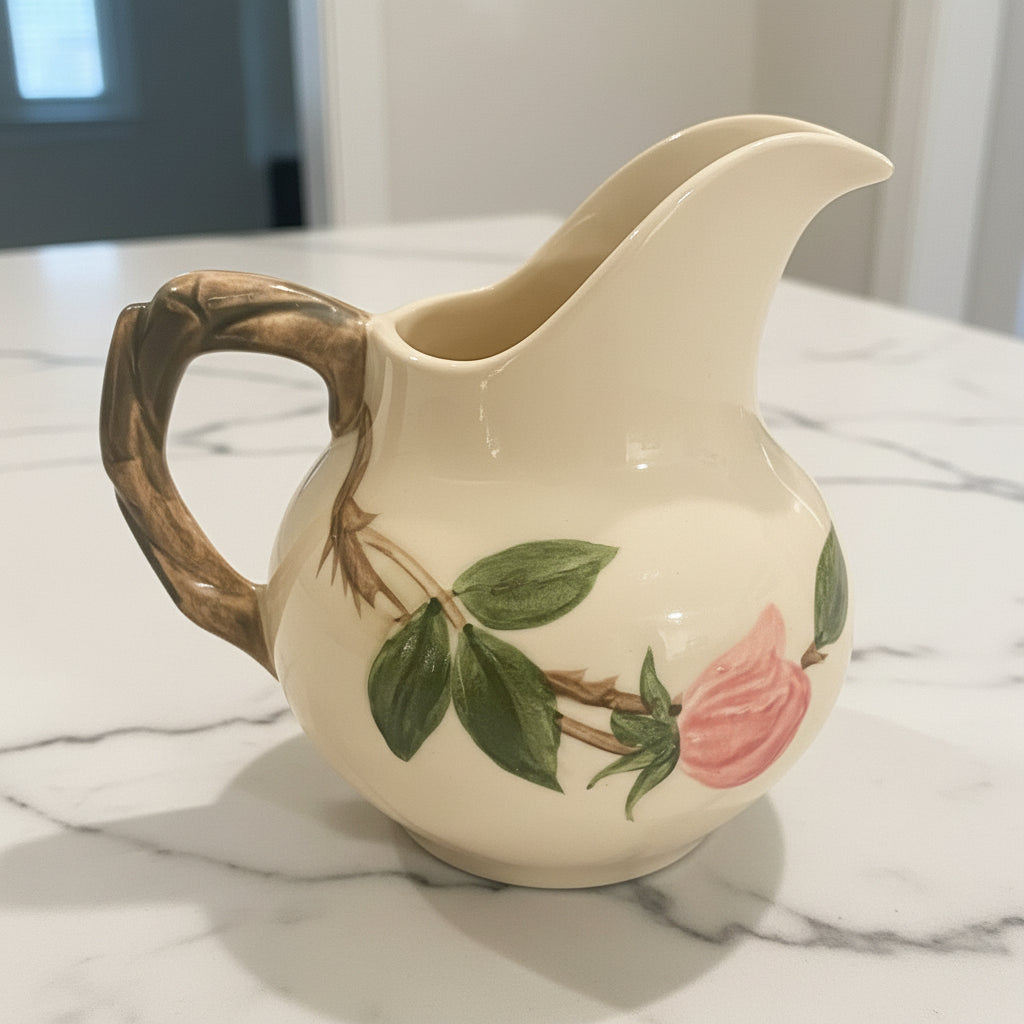 1980s Franciscan Desert Rose Creamer