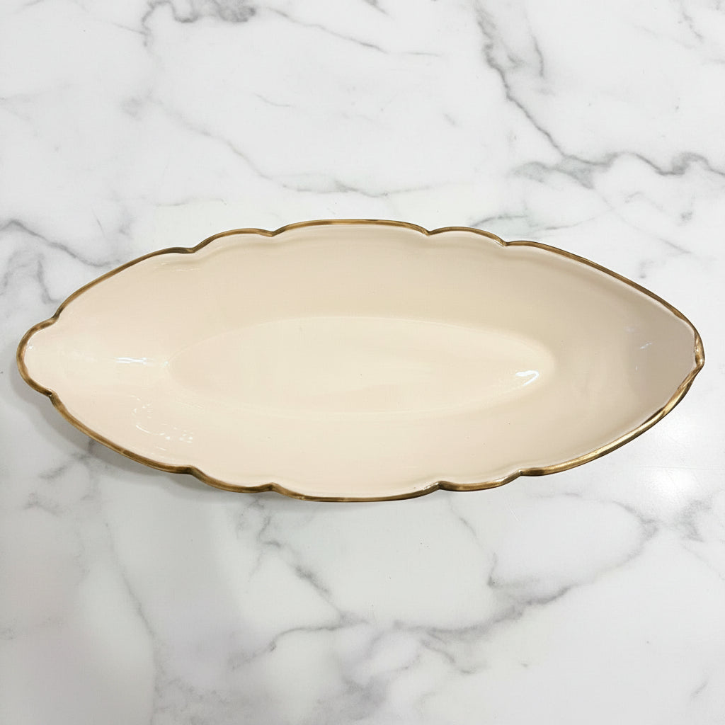 1980s Franciscan Desert Rose Relish Dish