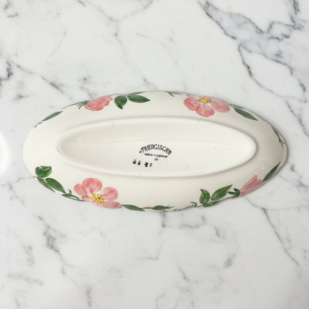 1980s Franciscan Desert Rose Relish Dish