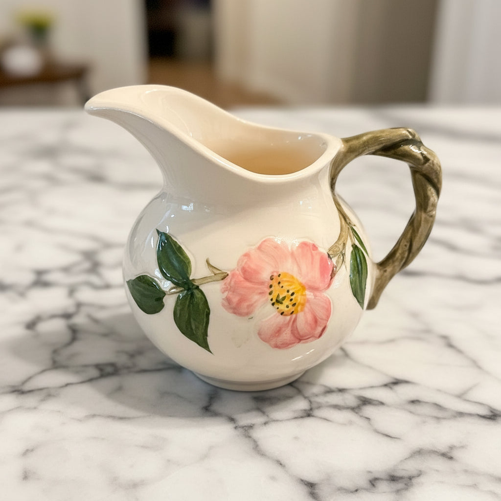 1980s Franciscan Desert Rose Small Creamer
