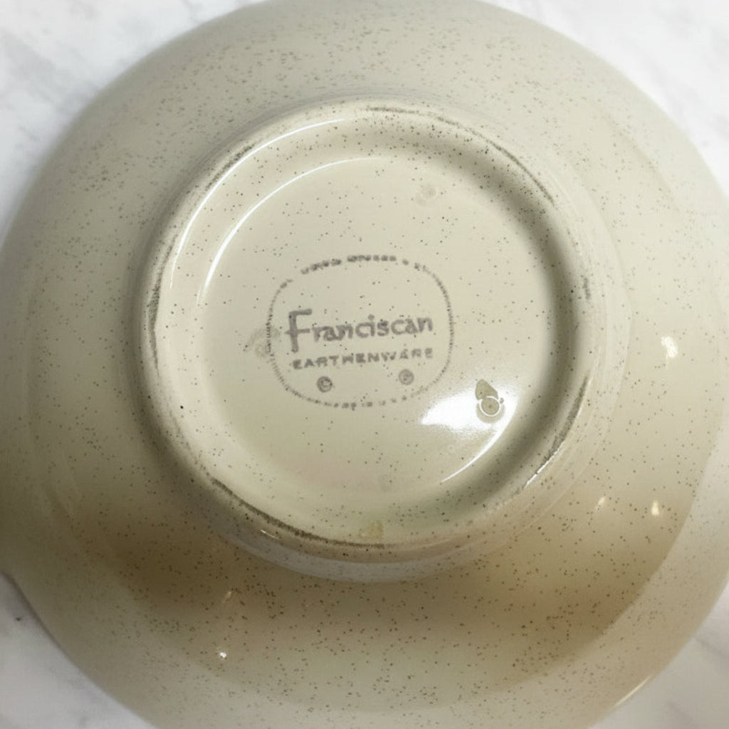 Vintage Franciscan Earthenware Autumn Lugged Soup Bowls - Set of 2