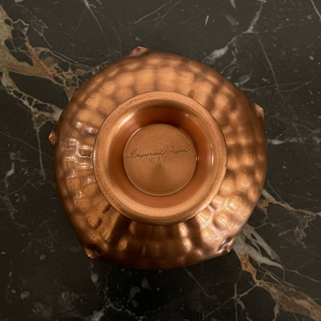 Vintage Gregorian Hammered Copper Bowl 317
