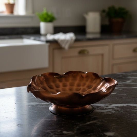 Vintage Gregorian Hammered Copper Bowl 317