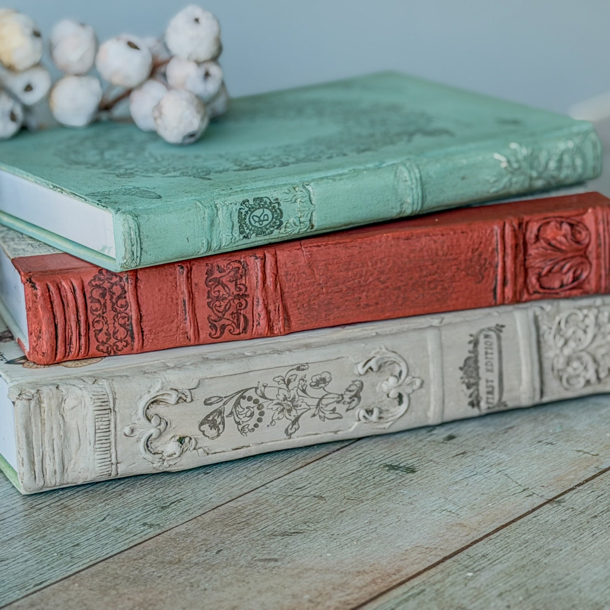 IOD Connoisseur's Library Decor Stamp by Iron Orchid Designs