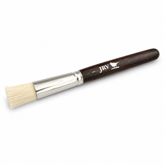 JRV 1" Stencil Brush - Professional Synthetic for Painting and Waxing