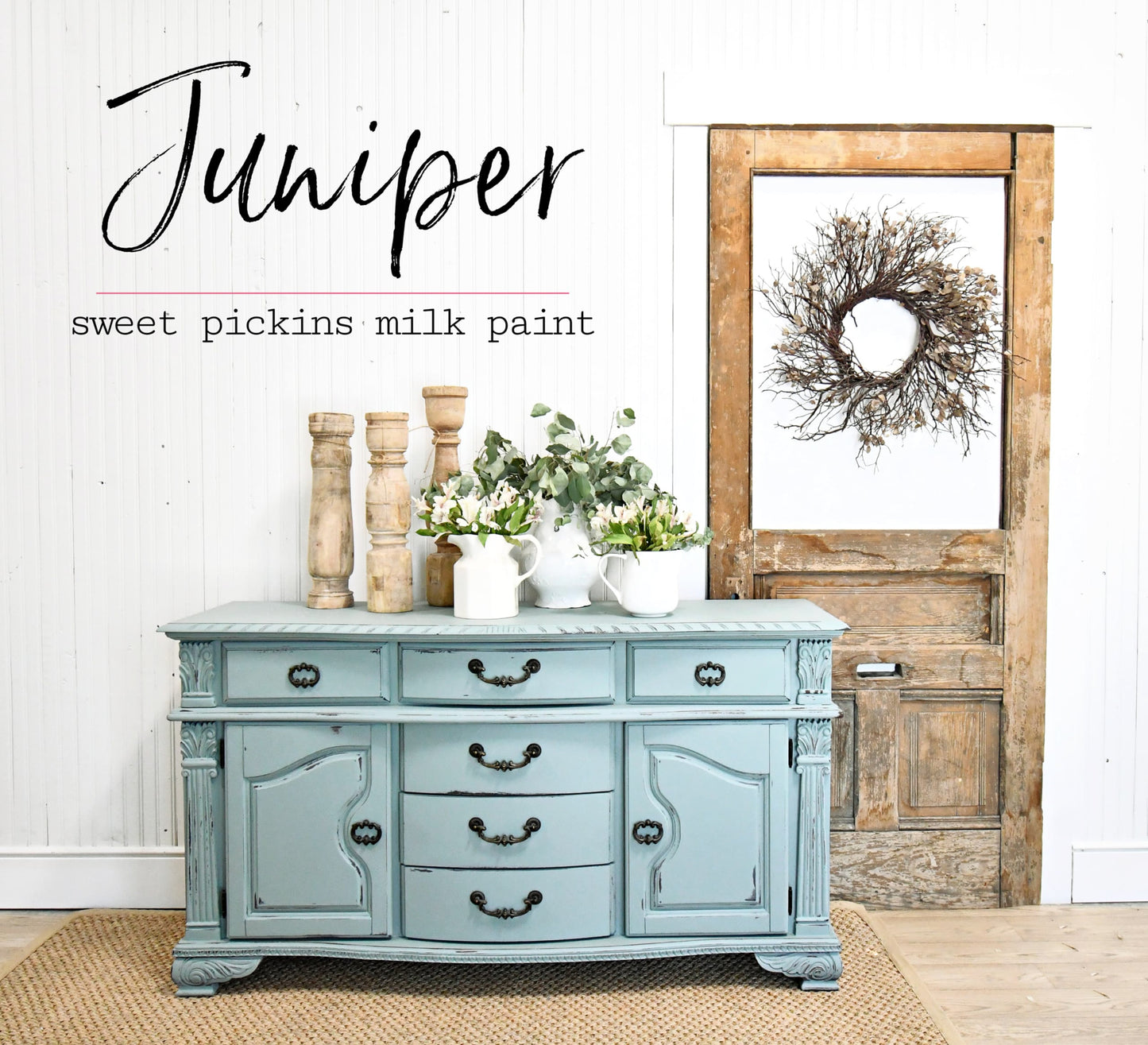 Sweet Pickins Juniper Milk Paint - Food Safe, Non-Toxic & VOC Free