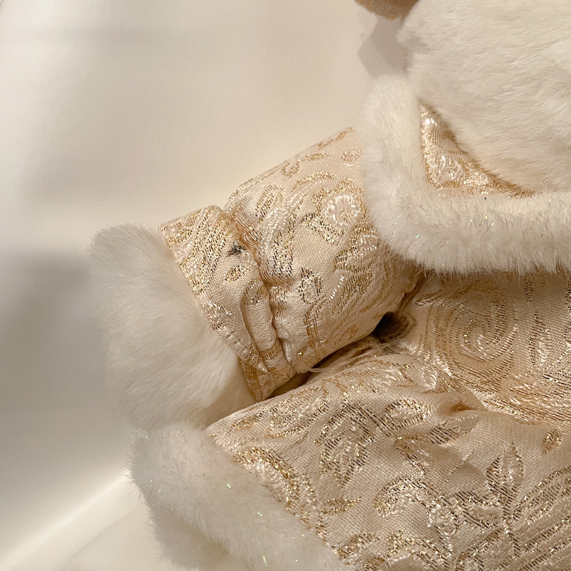 Dan Dee Keepsake Christmas White Plush Bear - Limited Edition 2001