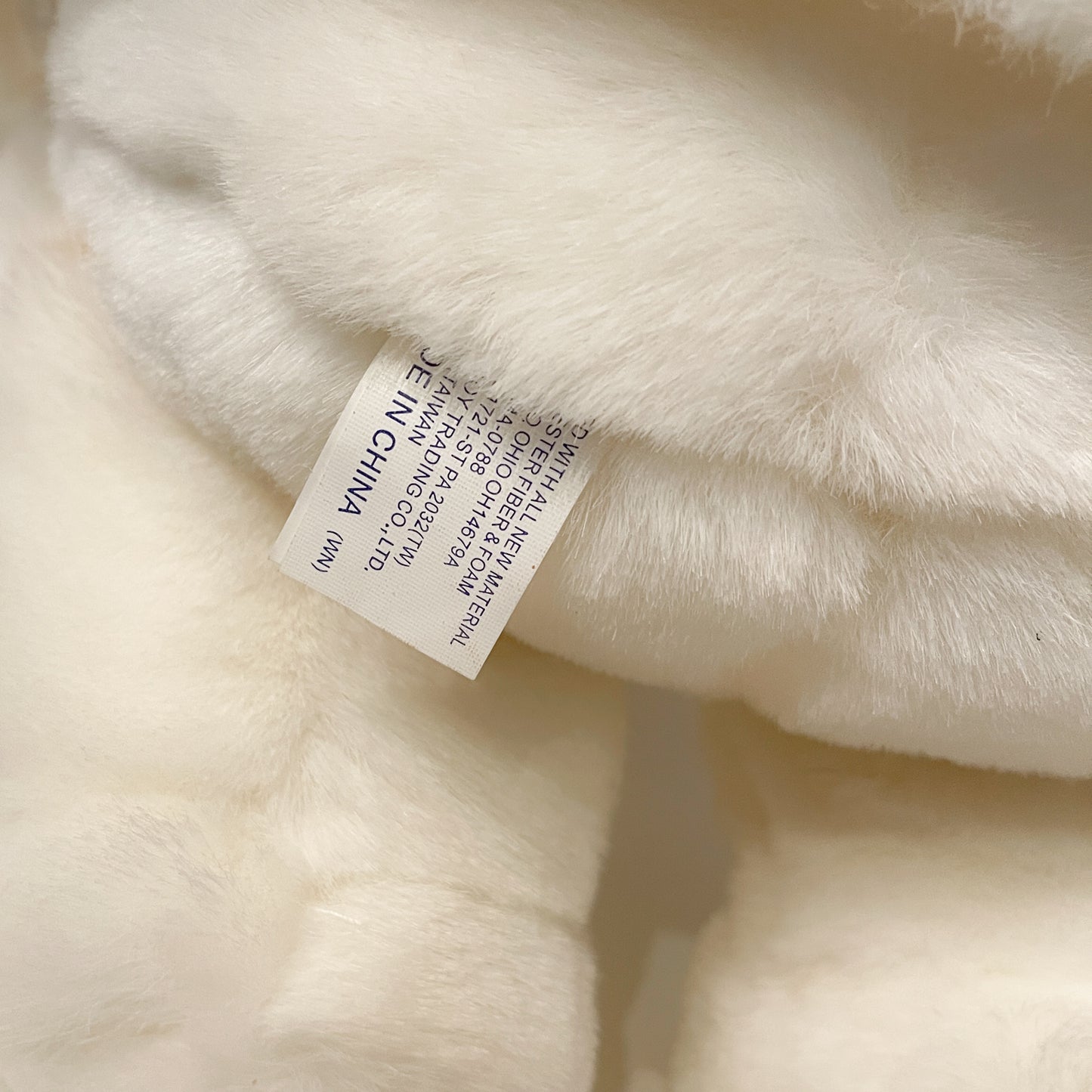 Dan Dee Keepsake Christmas White Plush Bear - Limited Edition 2001