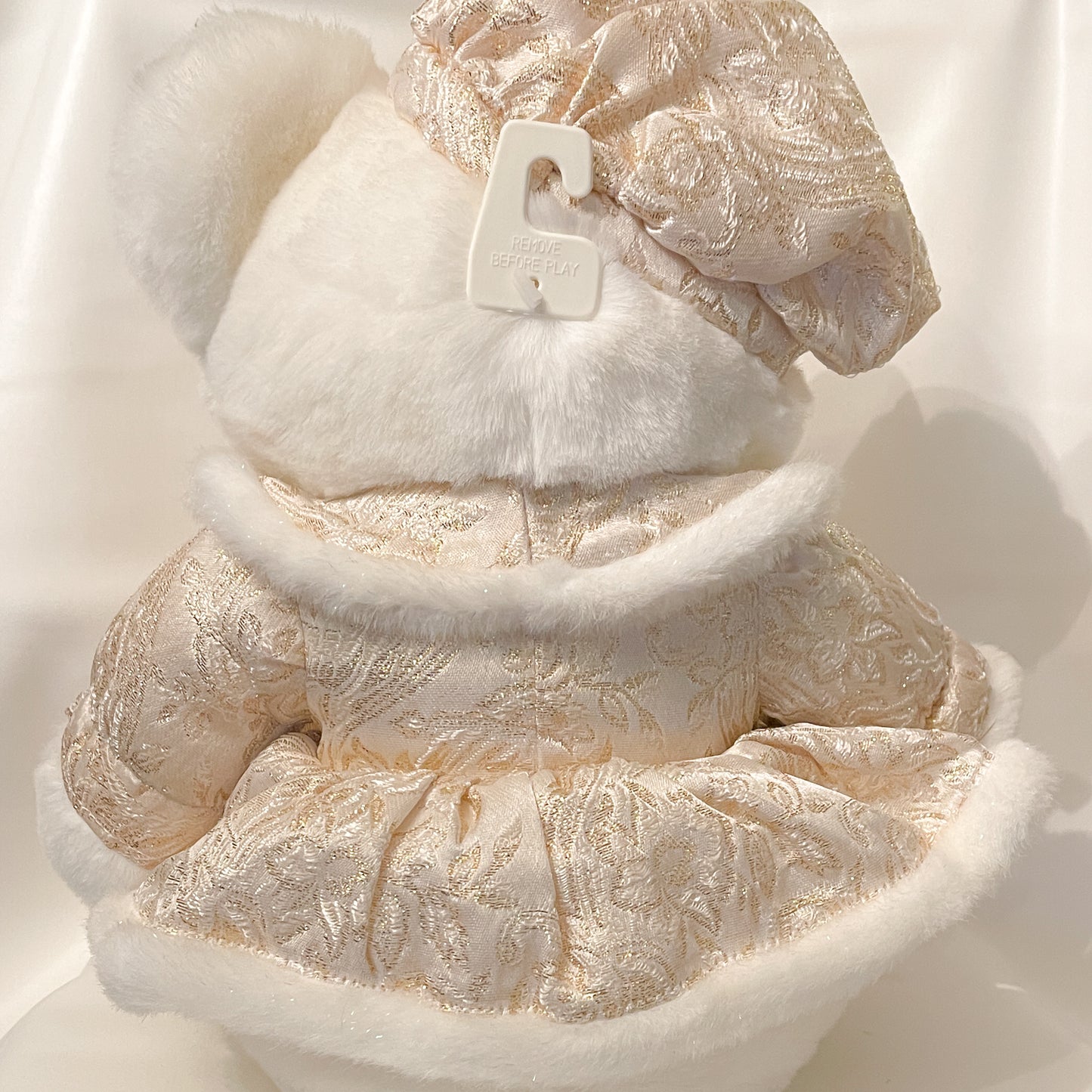Dan Dee Keepsake Christmas White Plush Bear - Limited Edition 2001