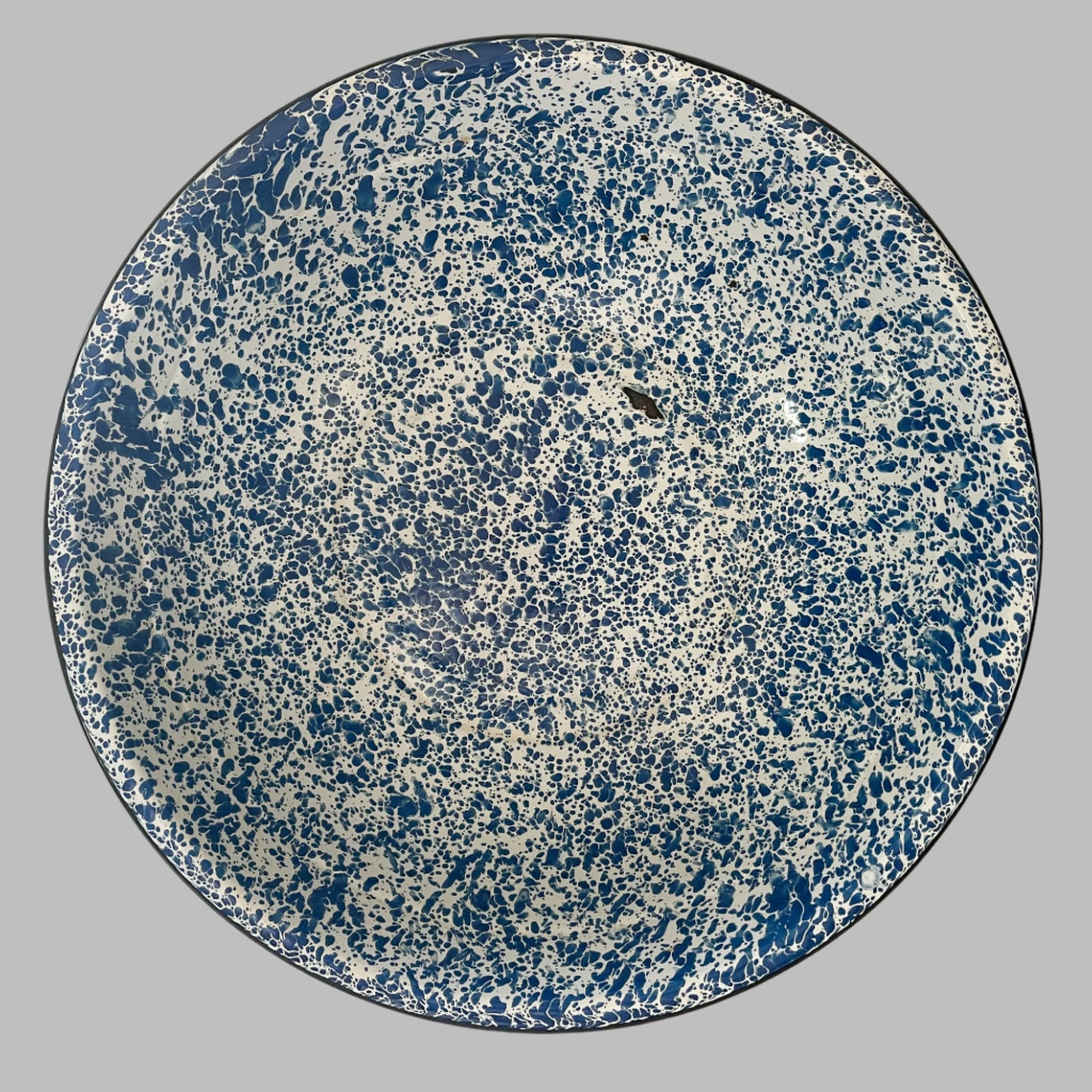 Large Enamel Splatterware Bowl