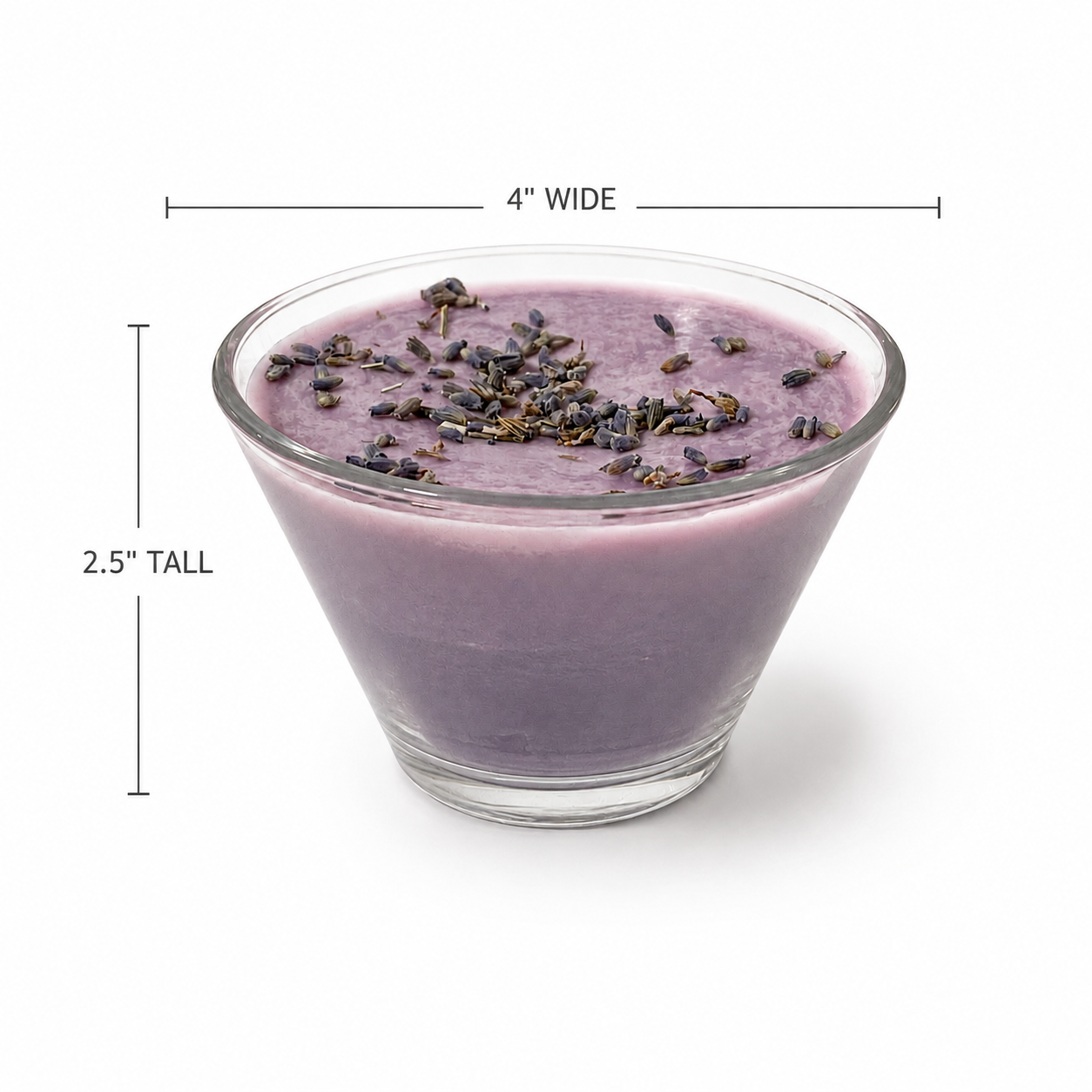 French Lavender Wickless Candle - 100% Soy Wax Made in Oregon