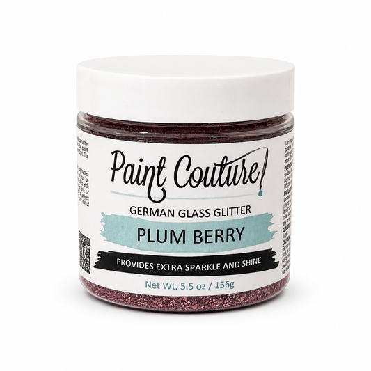 Plum Berry Glass Glitter by Paint Couture - Imported & Authentic